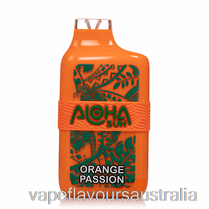 Vape Nicotine Australia Aloha Sun 7000 Disposable Orange Passion